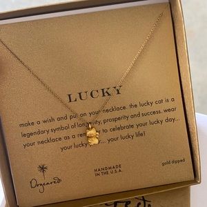 Dogeared Lucky Cat Necklace